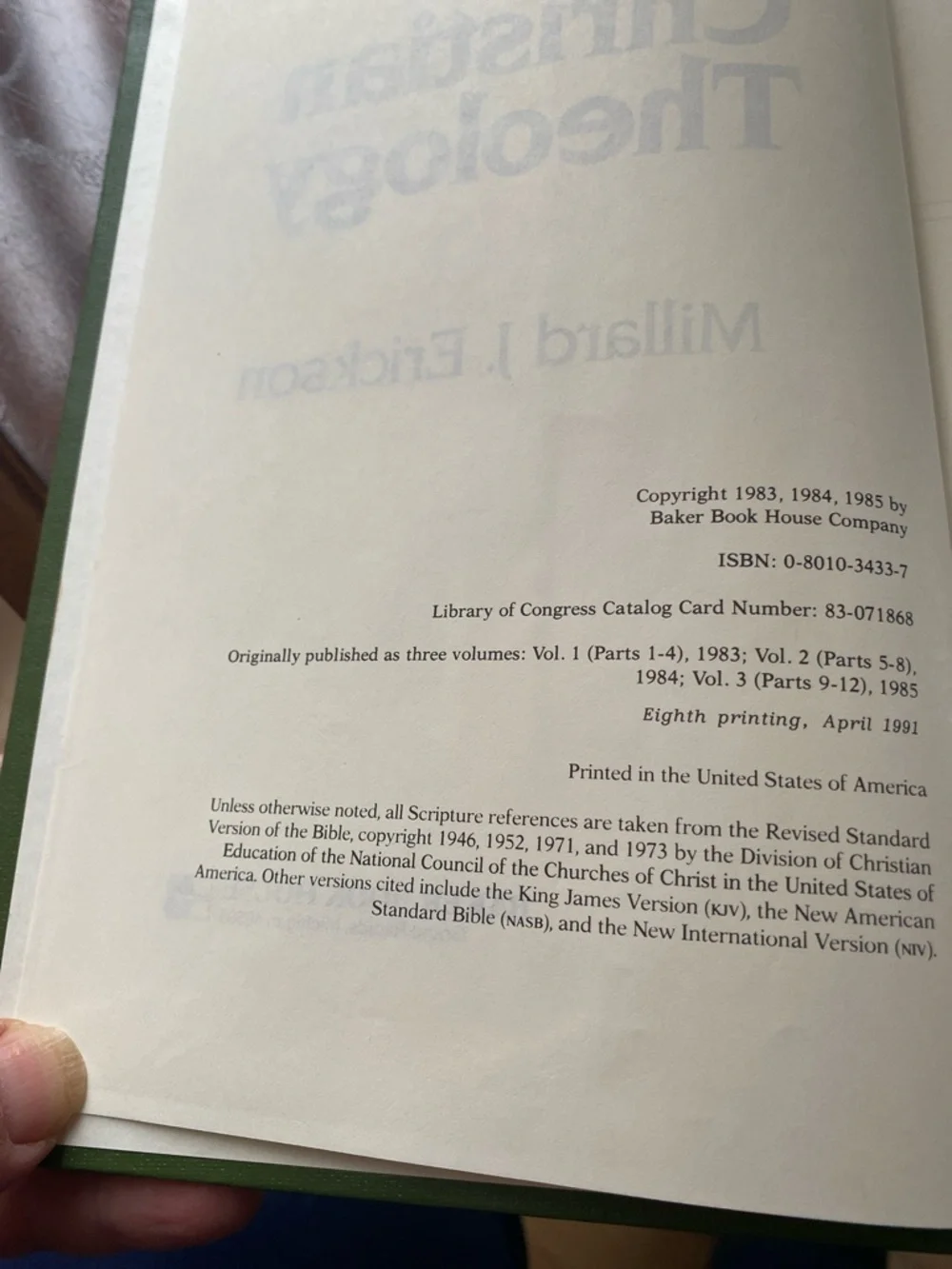 Christian Theology Hardcover Book - Picture 5 of 6